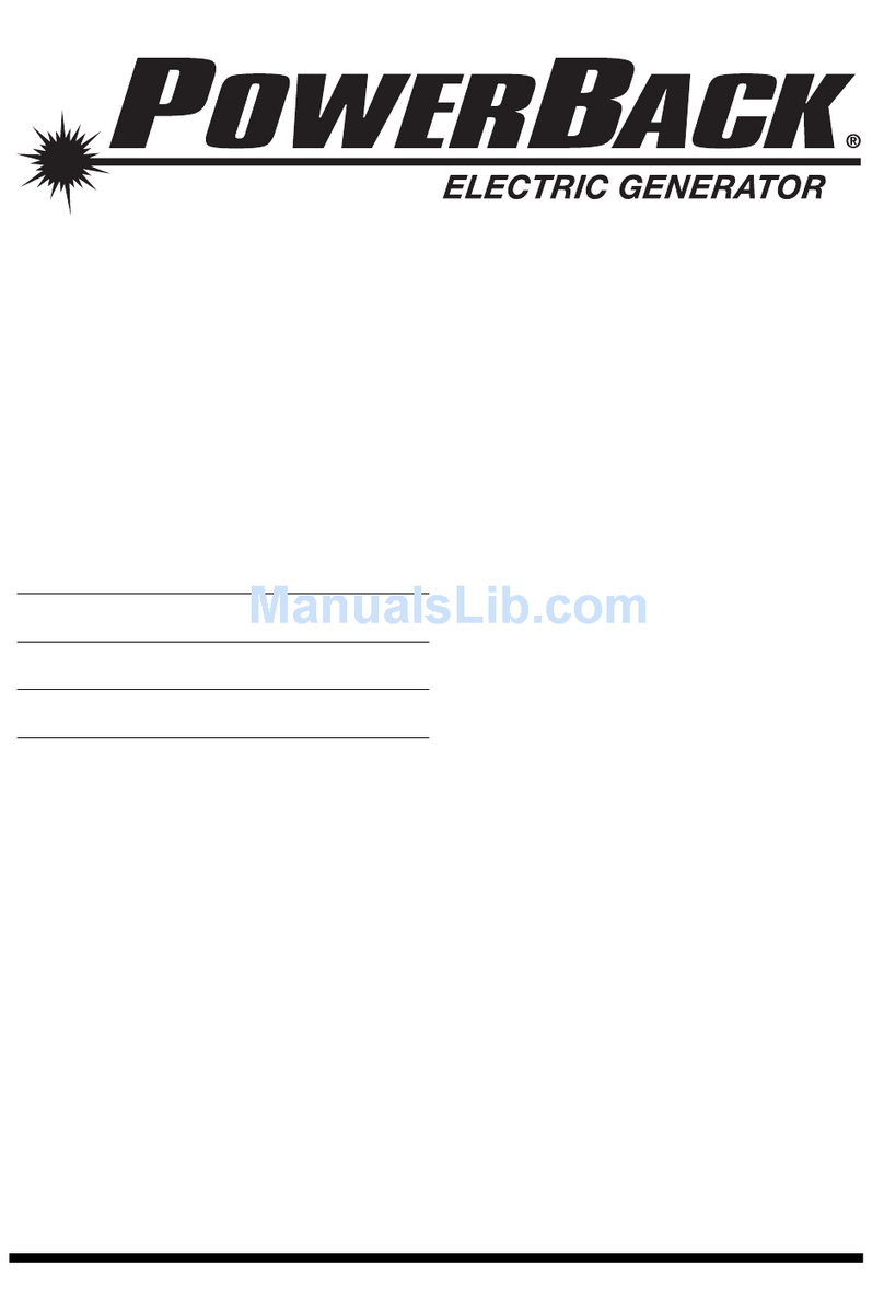 DeVillbiss Air Power Company PowerBack A04669 Operator's manual