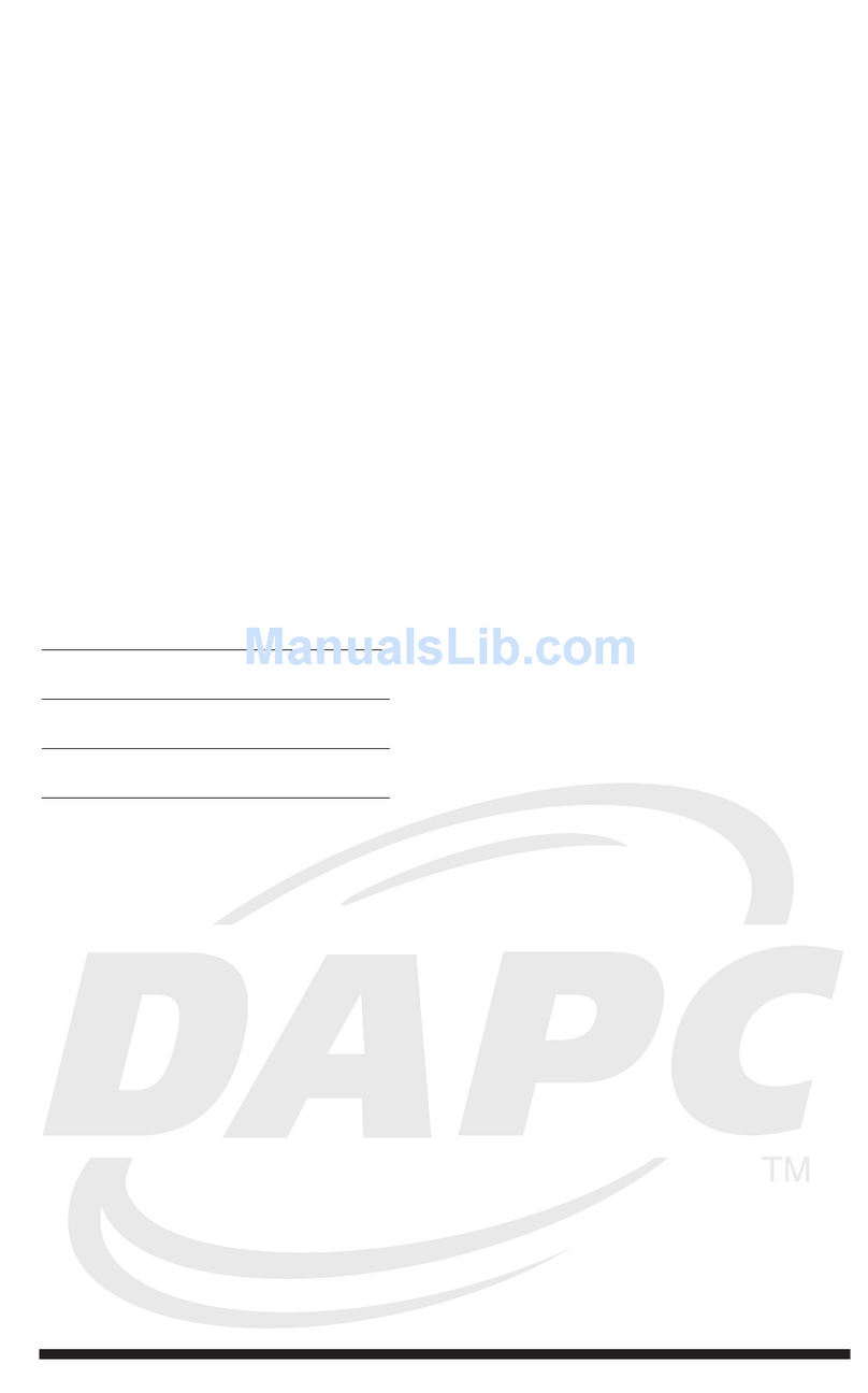 DeVillbiss Air Power Company DAPC D25690 Operator's manual