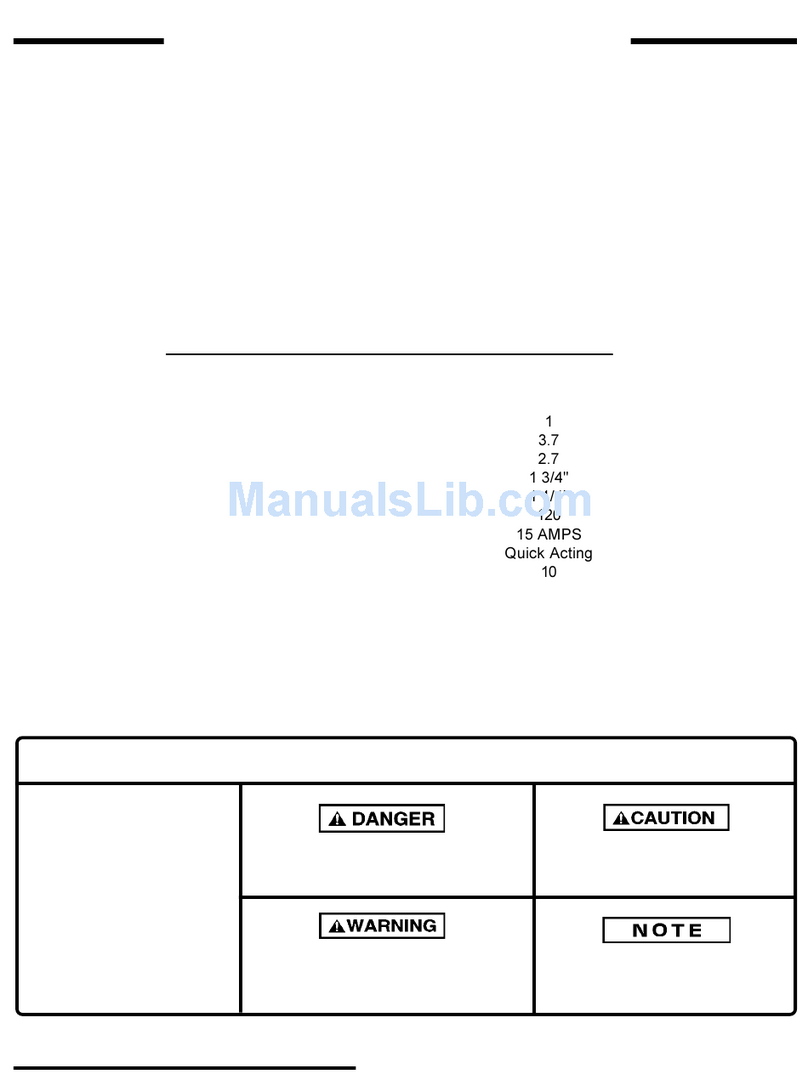 DeVilbiss MGP-FAC100-1 User manual