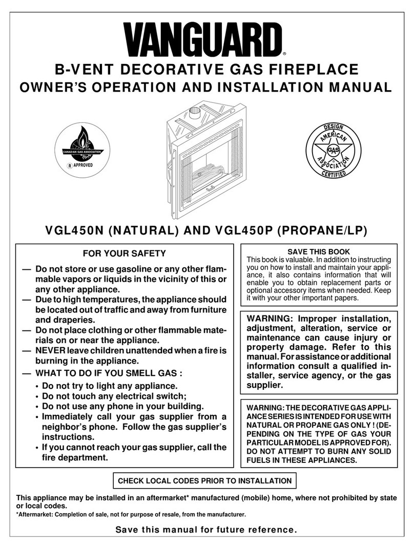 Desa Vanguard VGL450N Quick start guide