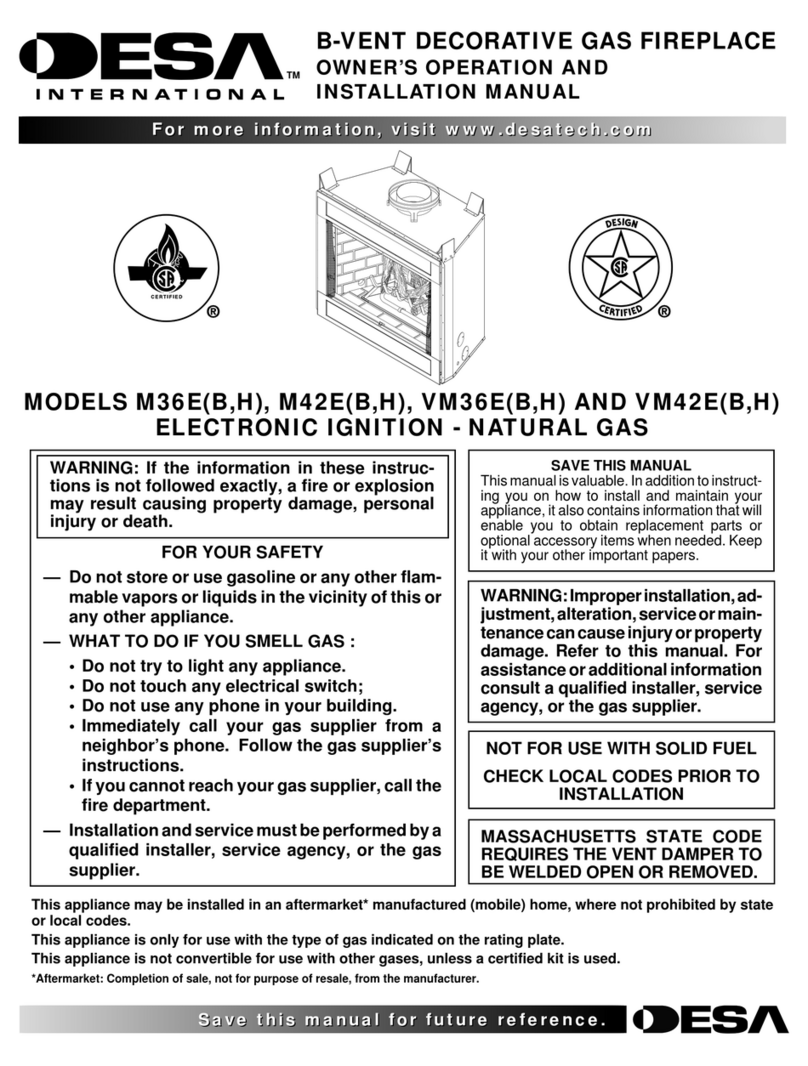 Desa M42E User manual
