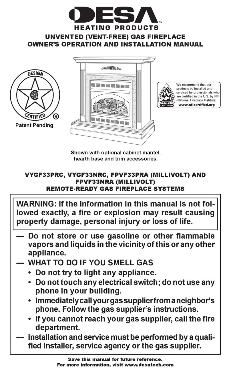 Desa VYGF33PRC Quick start guide