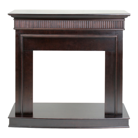 Desa Wall Mantel and Base W26ME Assembly and installation instructions