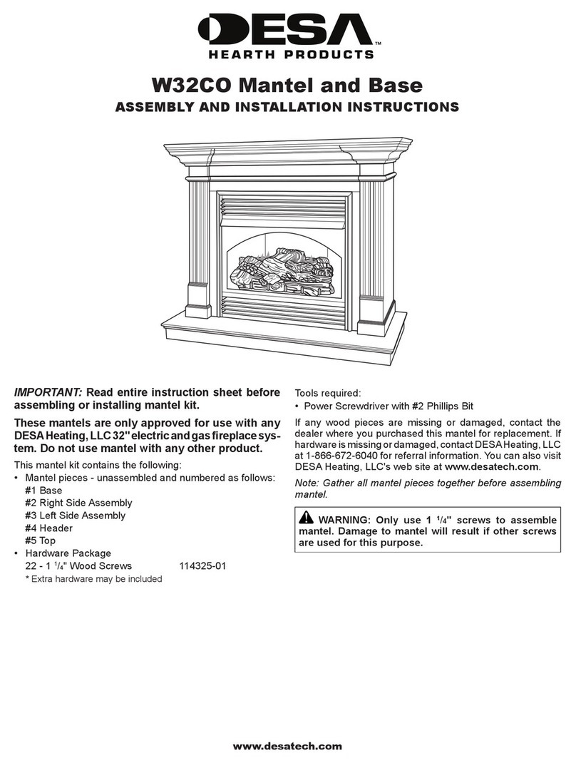 Desa W32CO Instruction manual