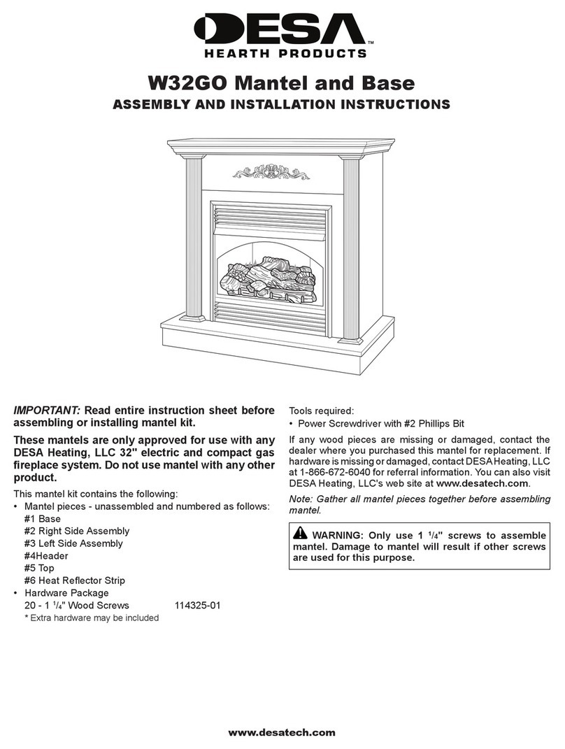 Desa W32GO Instruction manual
