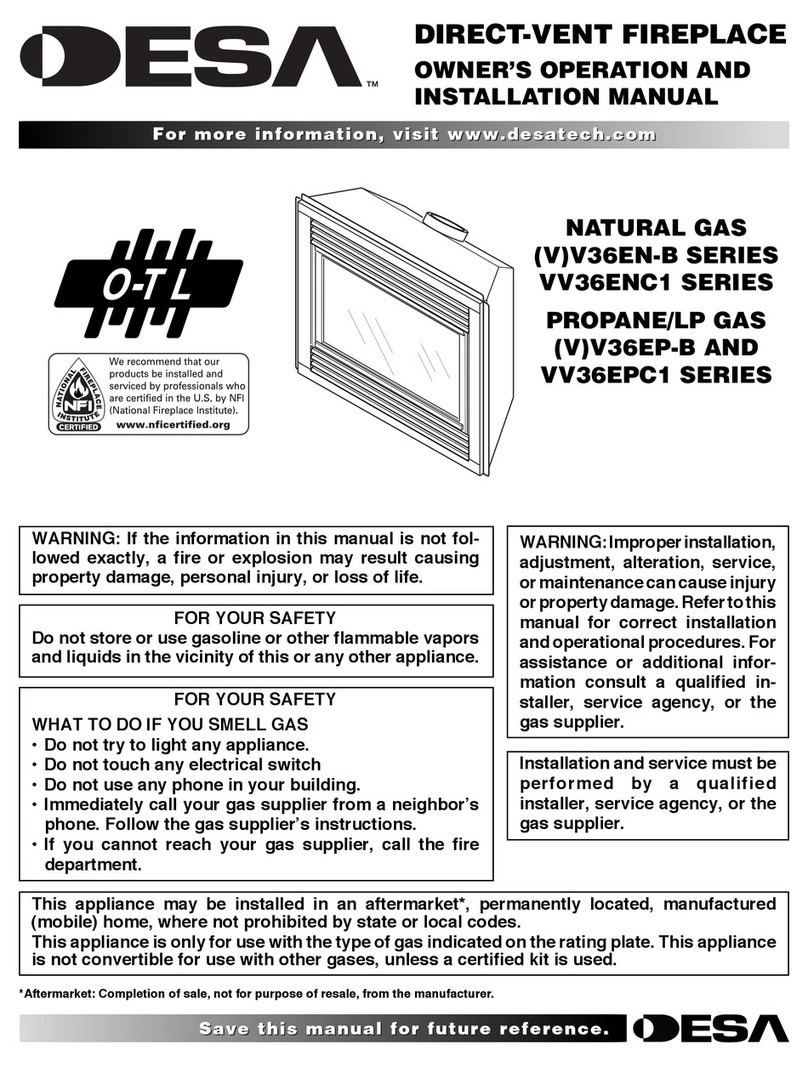 Desa VV36EPC1 Series Quick start guide Desa VV36EPC1 Series Quick start guide
