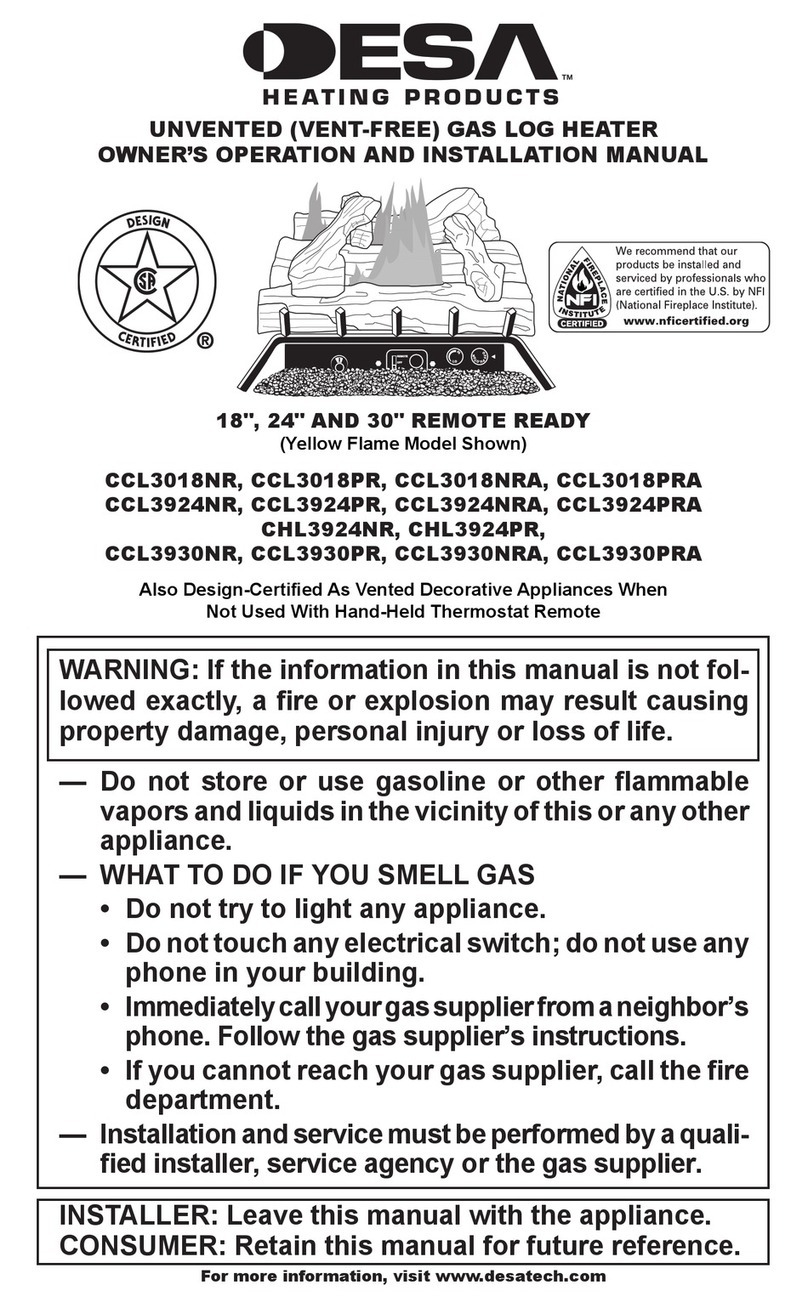 Desa CHL3924NR Quick start guide Desa CHL3924NR Quick start guide