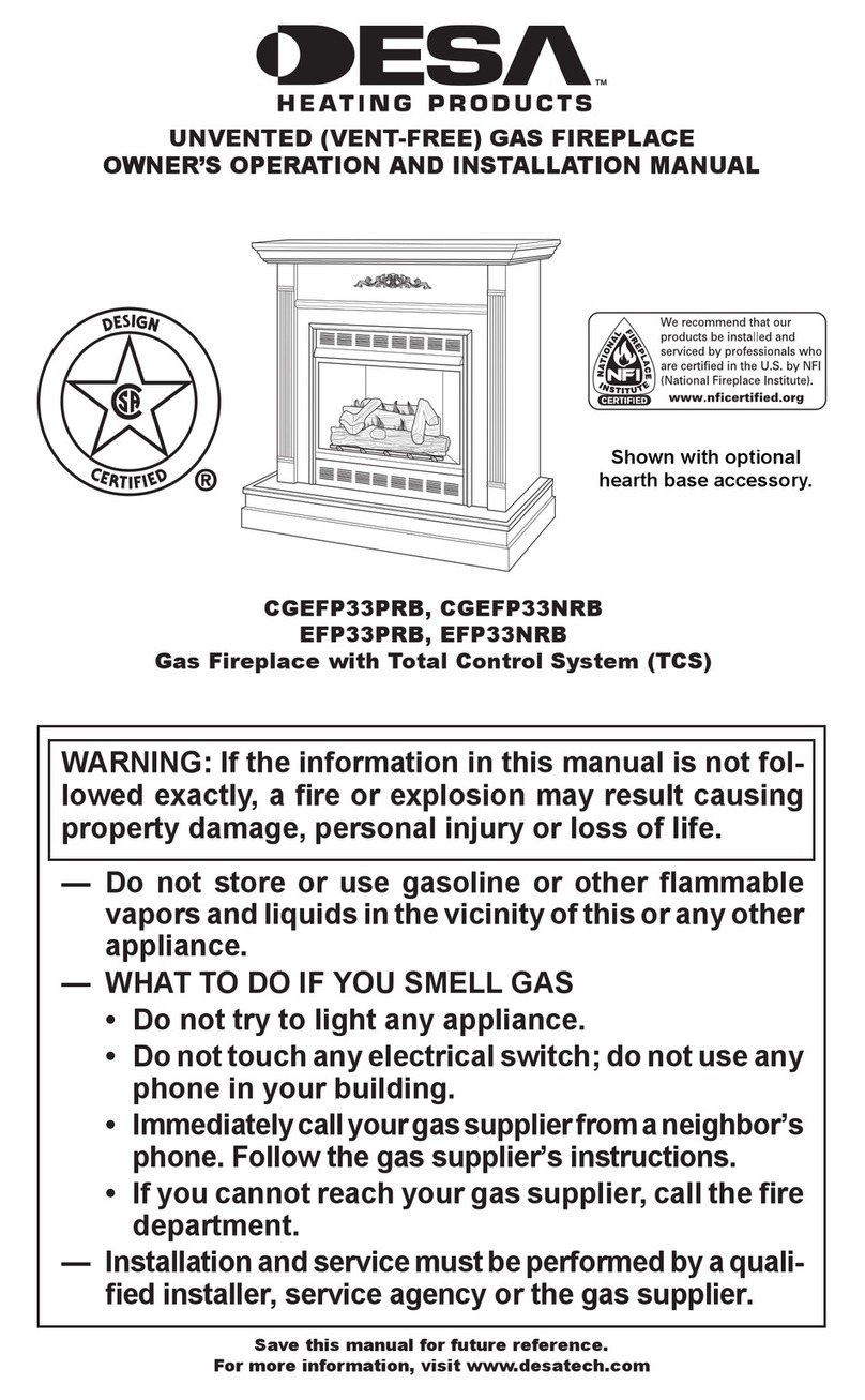 Desa CGEFP33PRB Quick start guide Desa CGEFP33PRB Quick start guide