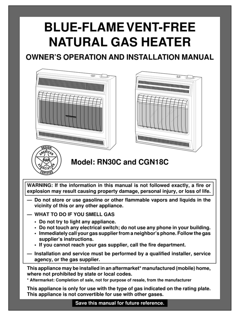 Desa CGN18C OWNER'S OPERATION AND INSTALLATION MANUAL