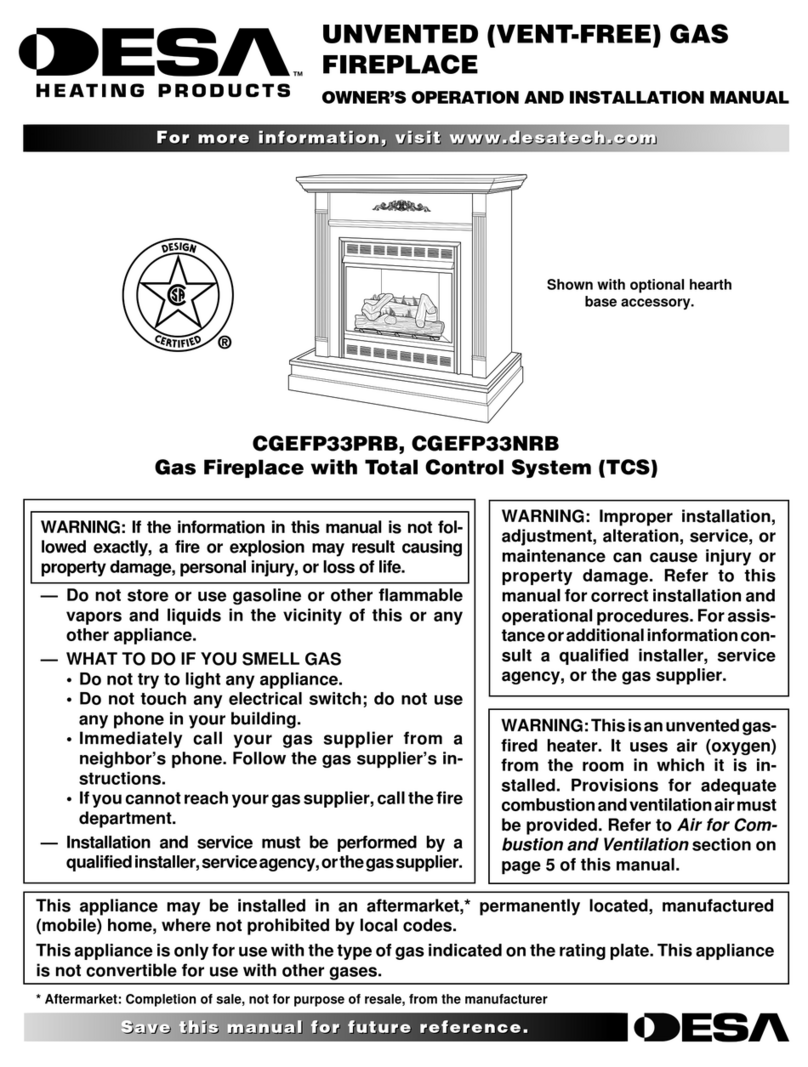 Desa CGEFP33NRB Quick start guide