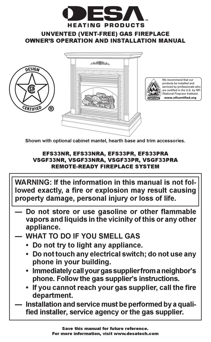 Desa EFS33NRA Quick start guide