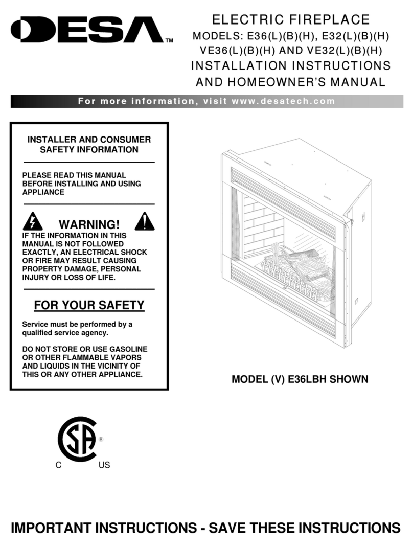 Desa E32, VE36, VE32 User manual