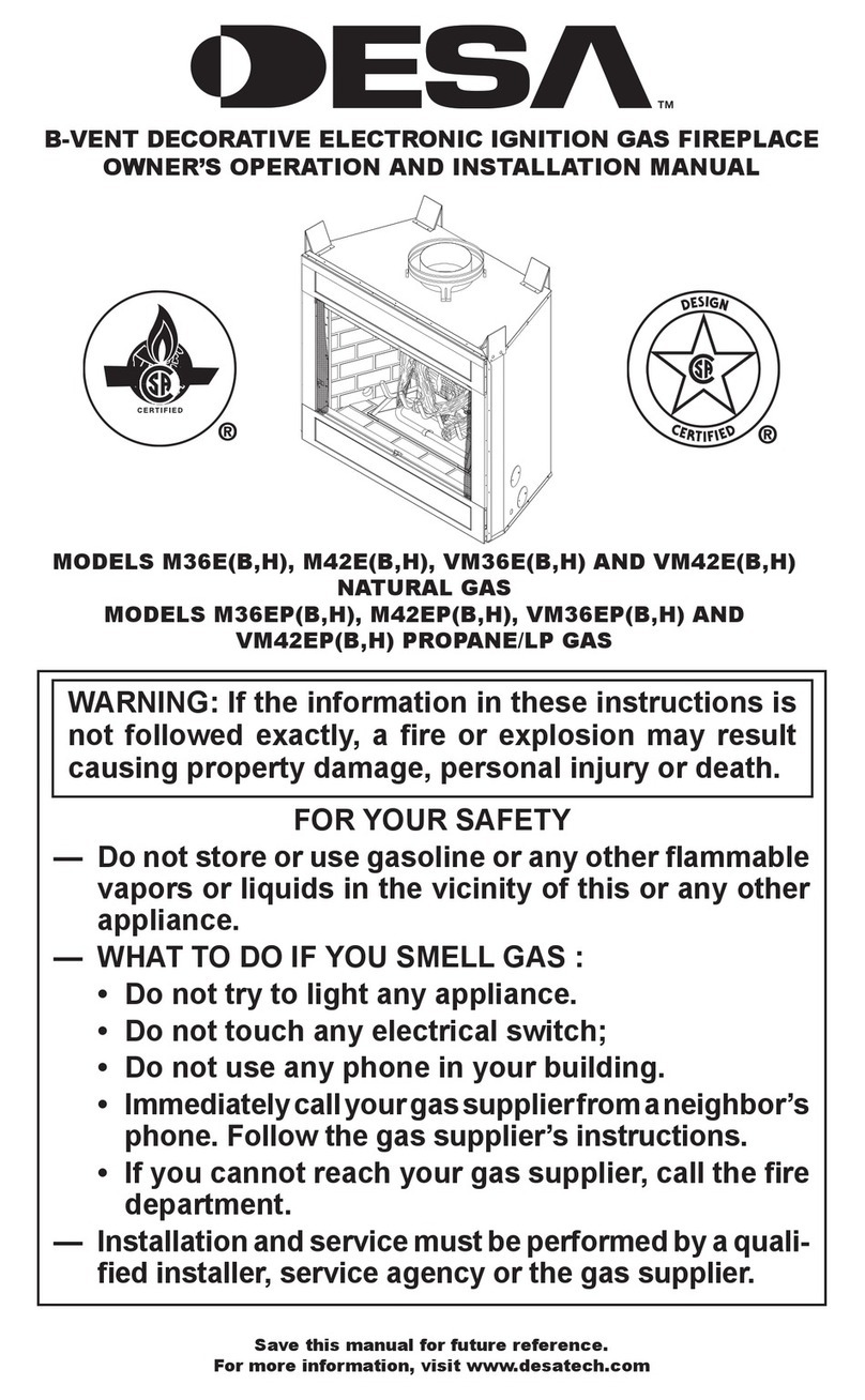 Desa H) AND VM42EP(B OWNER'S OPERATION AND INSTALLATION MANUAL