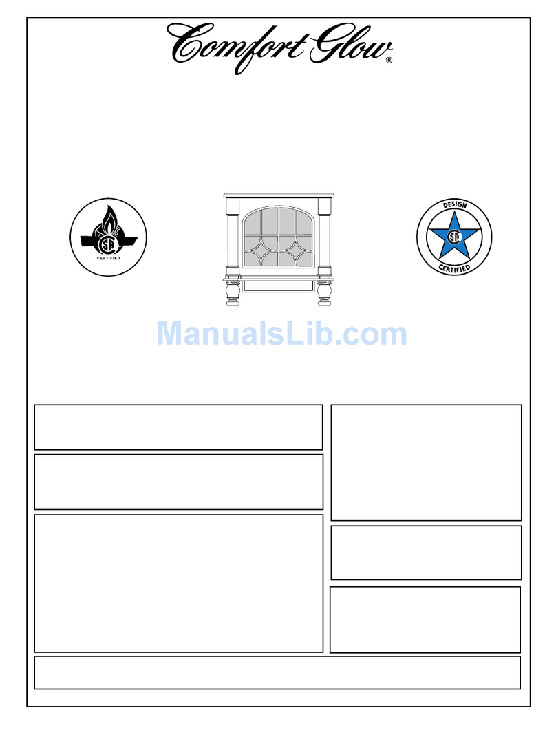 Comfort Glow CDVBN(A), CDVBP(A) Quick start guide Comfort Glow CDVBN(A), CDVBP(A) Quick start guide
