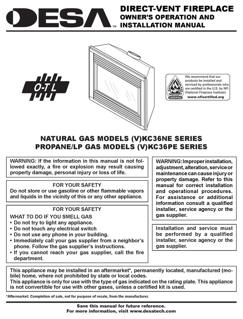 Desa VKC36NE Series Quick start guide Desa VKC36NE Series Quick start guide