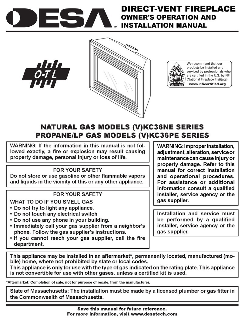 Desa VKC36PE Series Quick start guide
