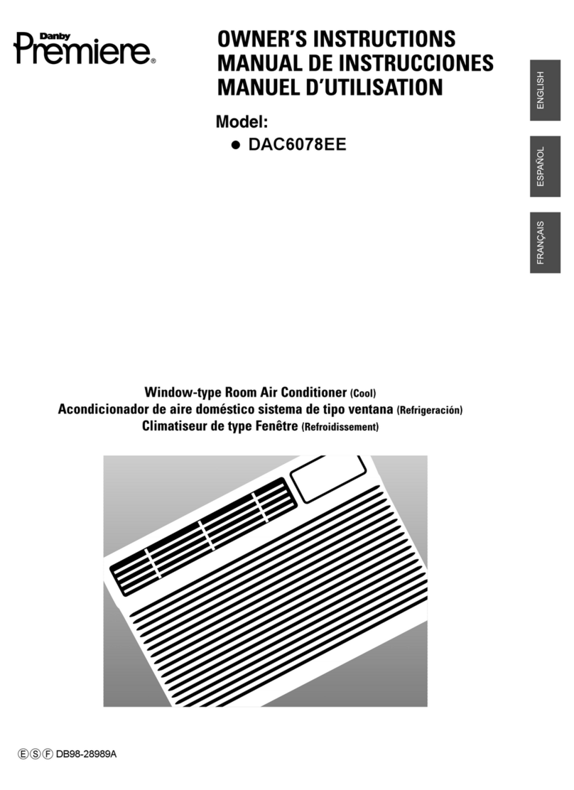 Danby Premiere DAC6078EE User manual