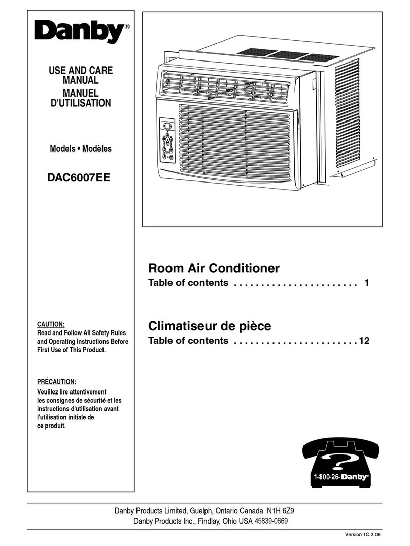 Danby DAC6007EE User manual