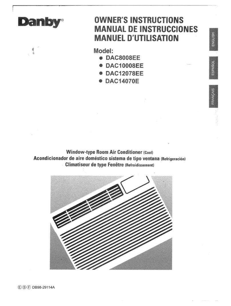 Danby DAC12078EE User manual