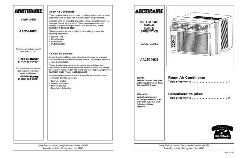 Danby AAC5246DE User manual