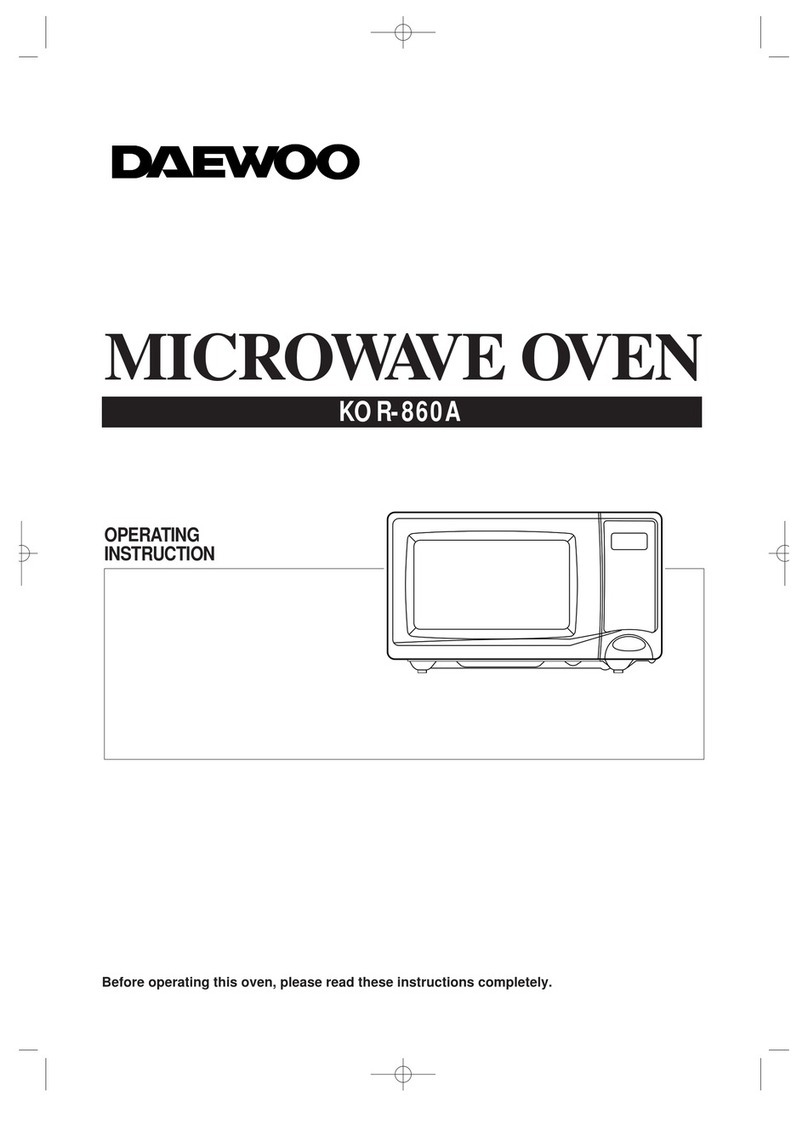 Daewoo KOR-860A operating instructions