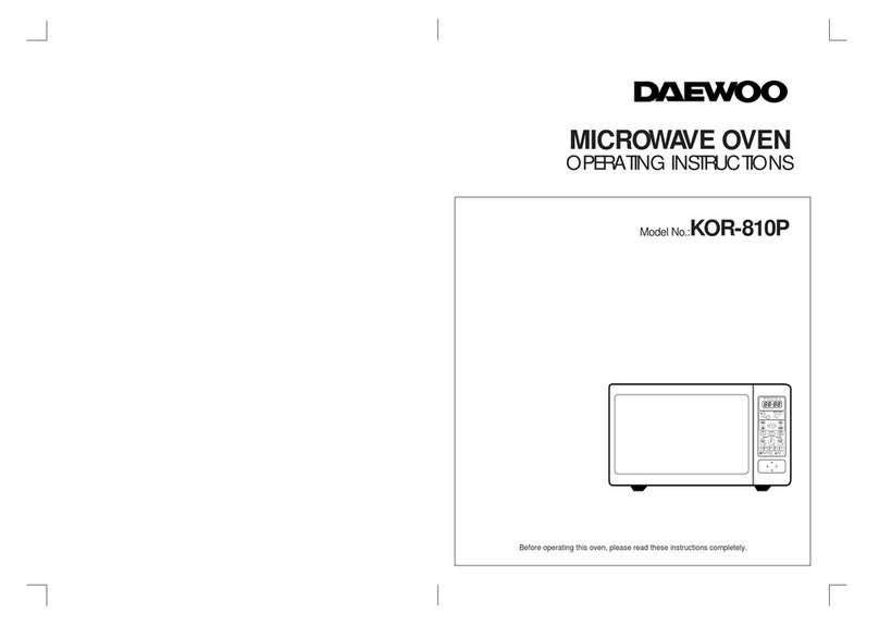 Daewoo KOR-810P User manual