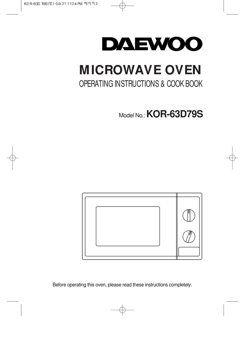 Daewoo KOR-63D79S User manual
