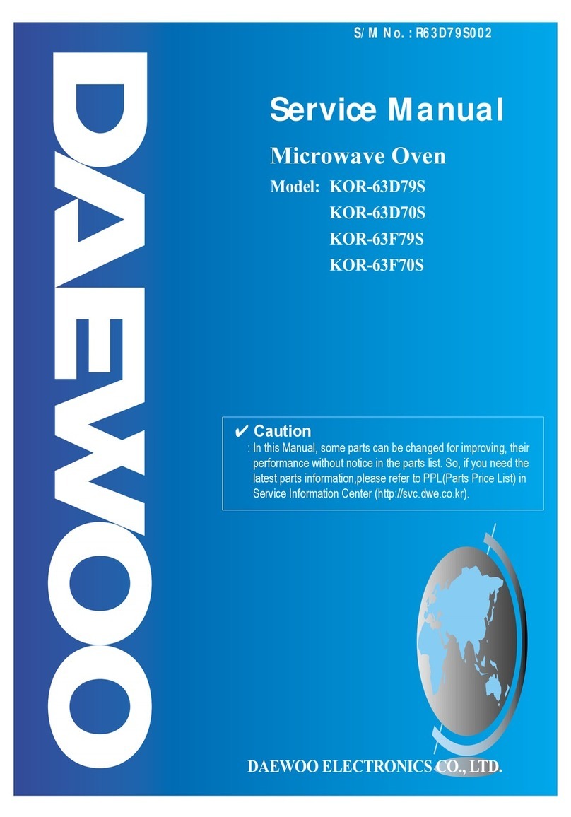 Daewoo KOR-63D70S Service manual