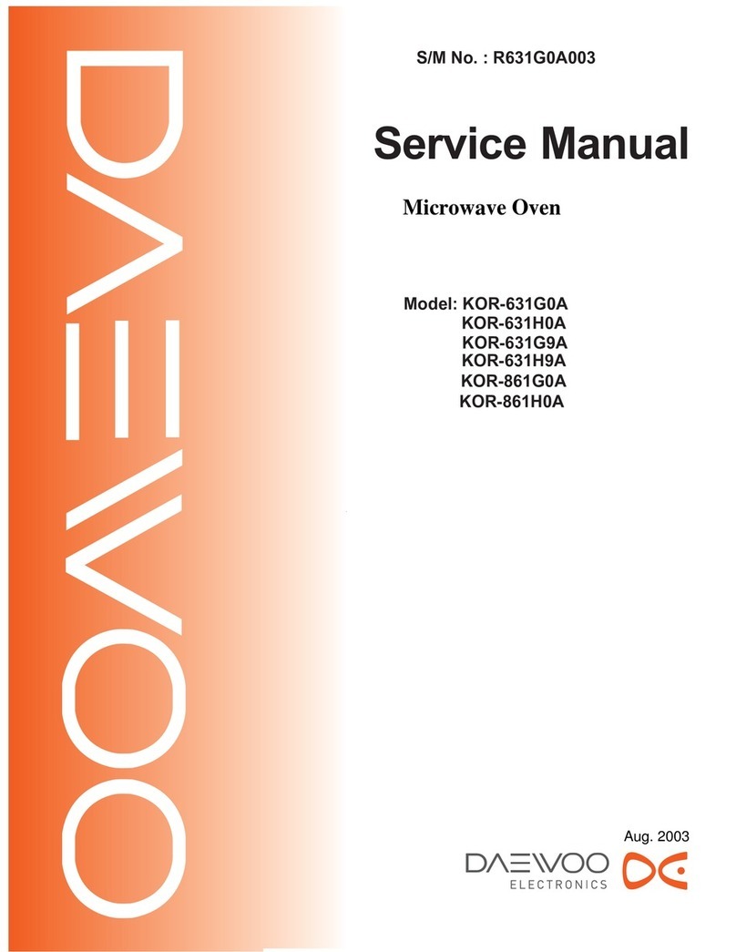 Daewoo KOR-631G0A User manual