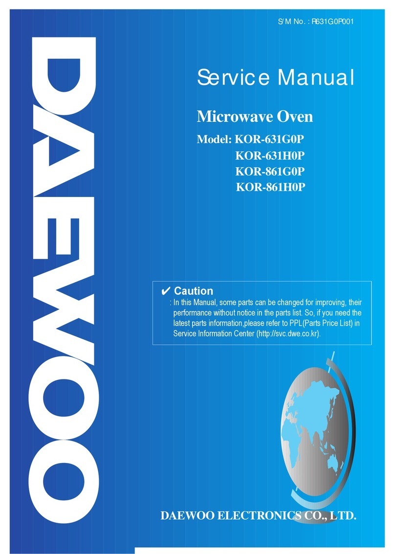 Daewoo KOR-631G0P User manual