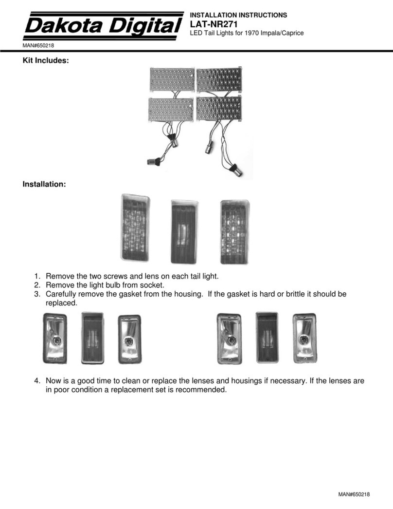 Dakota Digital LAT-NR271 installation instructions Dakota Digital LAT-NR271 installation instructions