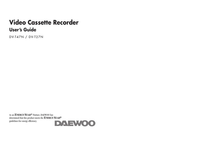 Daewoo DV-T27N User manual