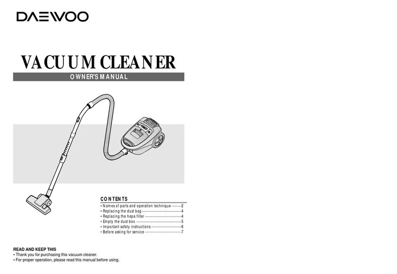Daewoo RC-400B owner's manual