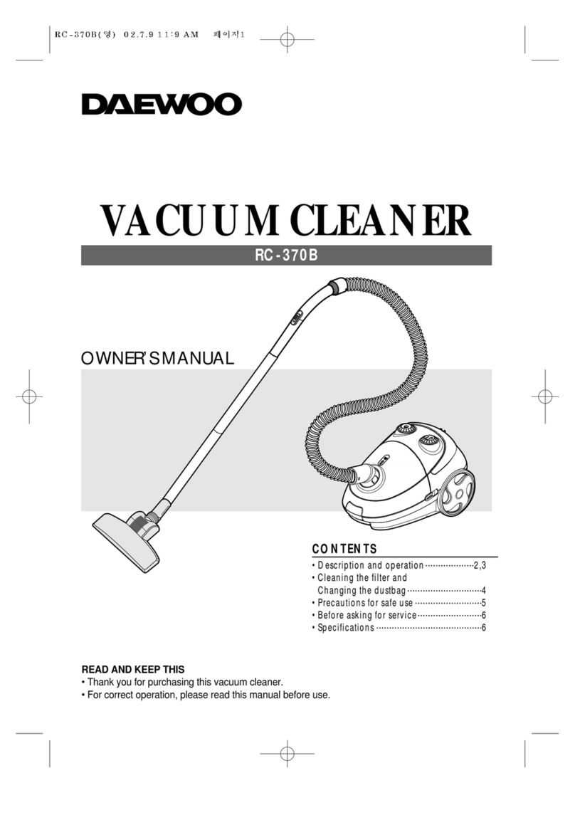 Daewoo RC-370B owner's manual
