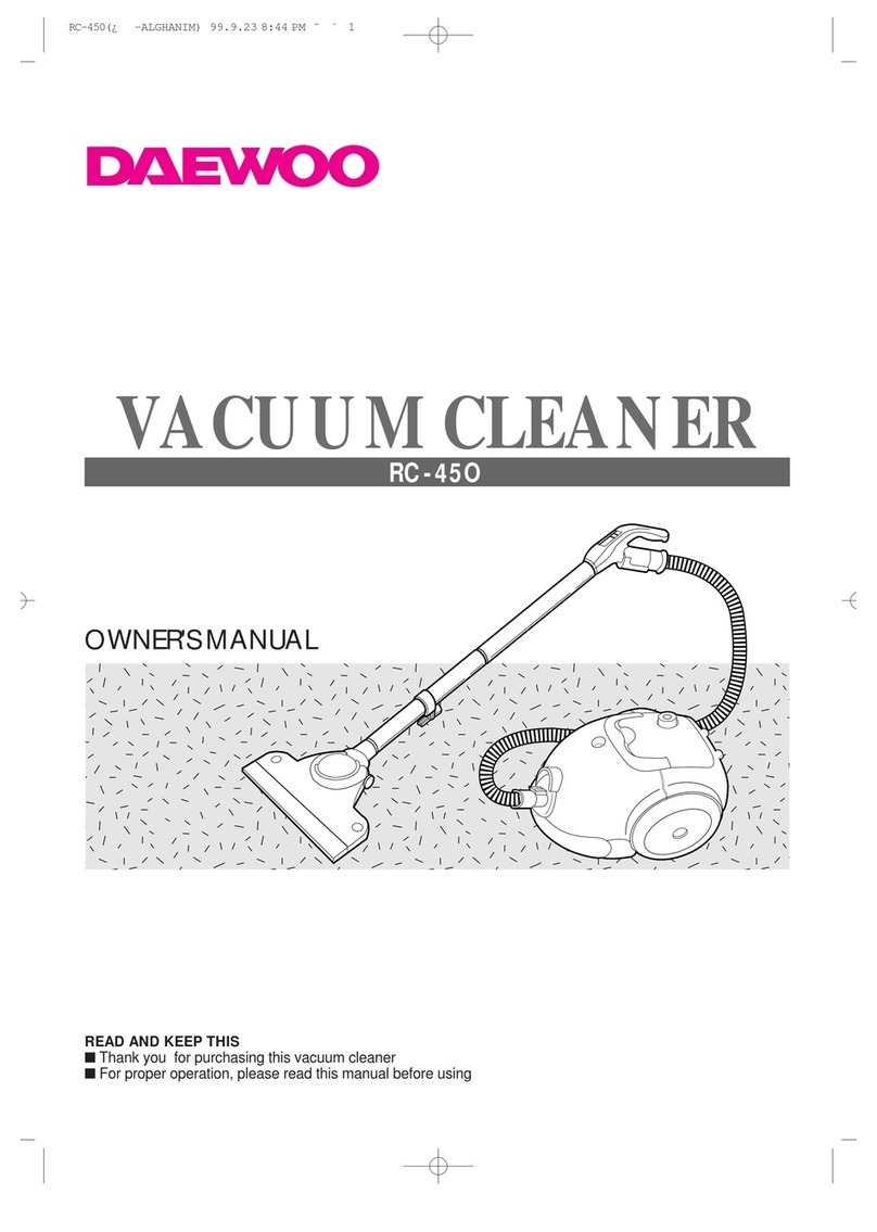 Daewoo RC-450 owner's manual