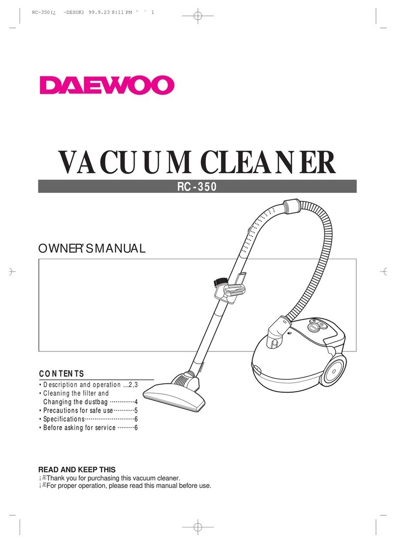 Daewoo RC-350 User manual