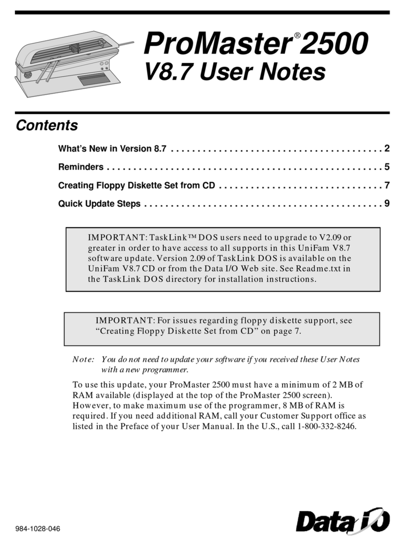 Data Technology PRO MASTER 2500 User notes
