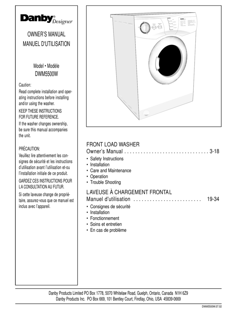Danby DWM5500W owner's manual