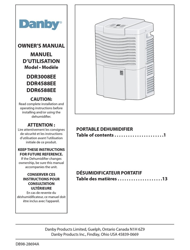 Danby DDR3008EE User manual