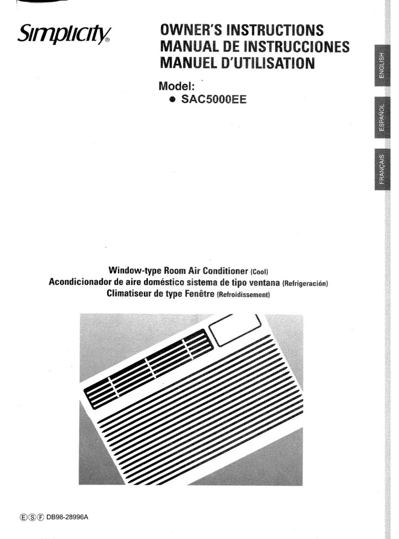 Danby Simplicity SAC5000EE User manual