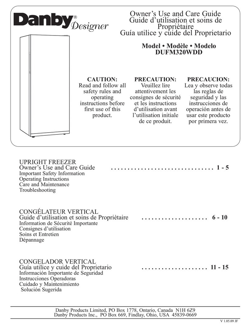 Danby Designer DUFM320WDD Owner's use and care guide