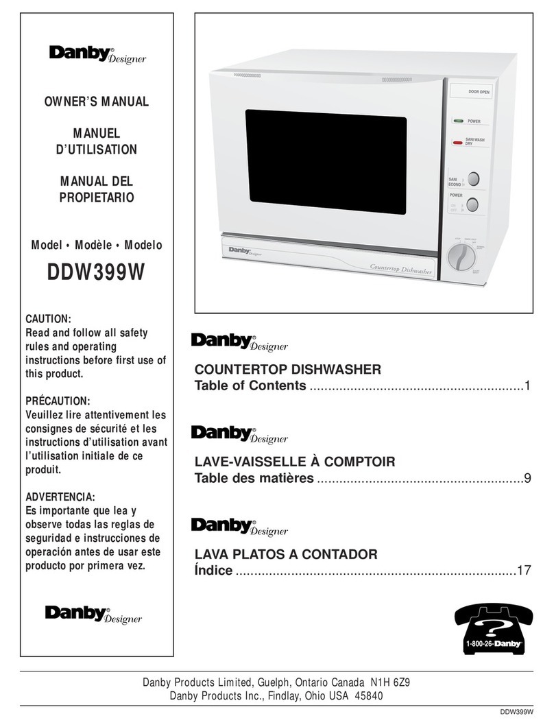 Danby Designer DDW399W owner's manual