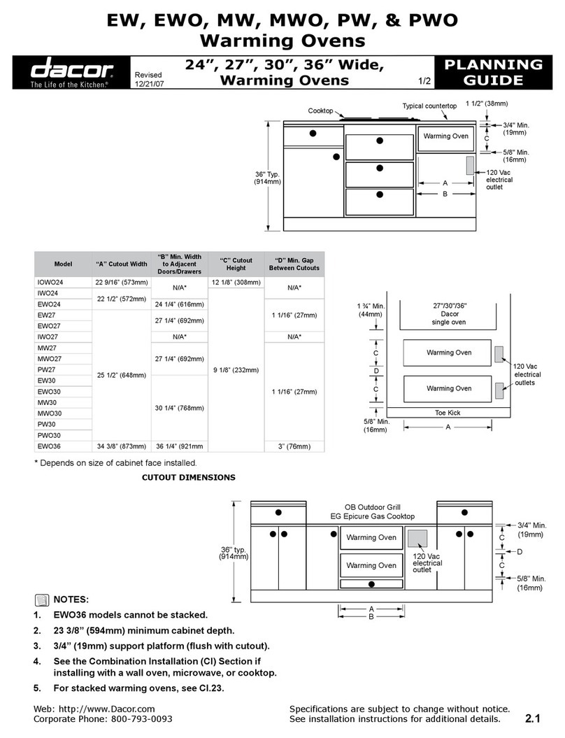 Dacor EW Planning guide