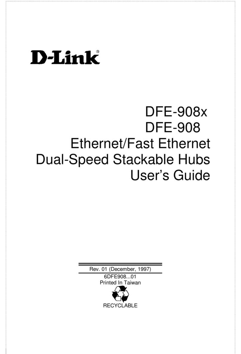 D-Link DFE-908x User manual