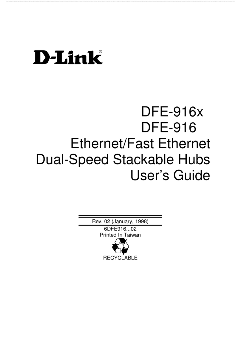 D-Link DFE-916x User manual D-Link DFE-916x User manual