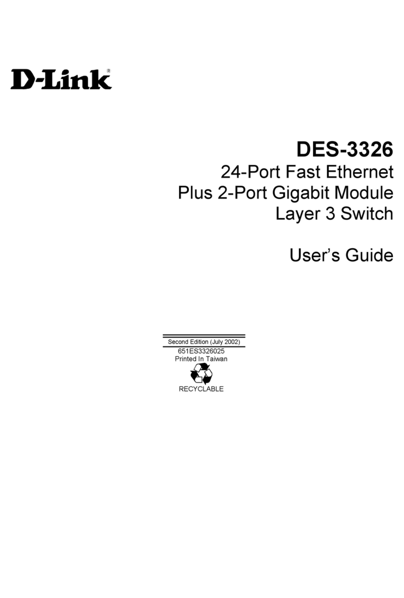 D-Link DES-3326 User manual