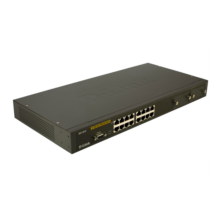 D-Link DES-3018 User manual