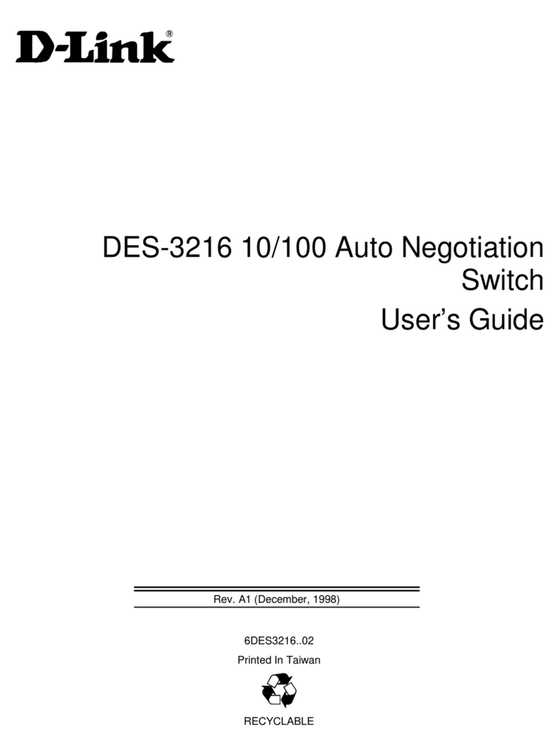 D-Link DES-3216 User manual