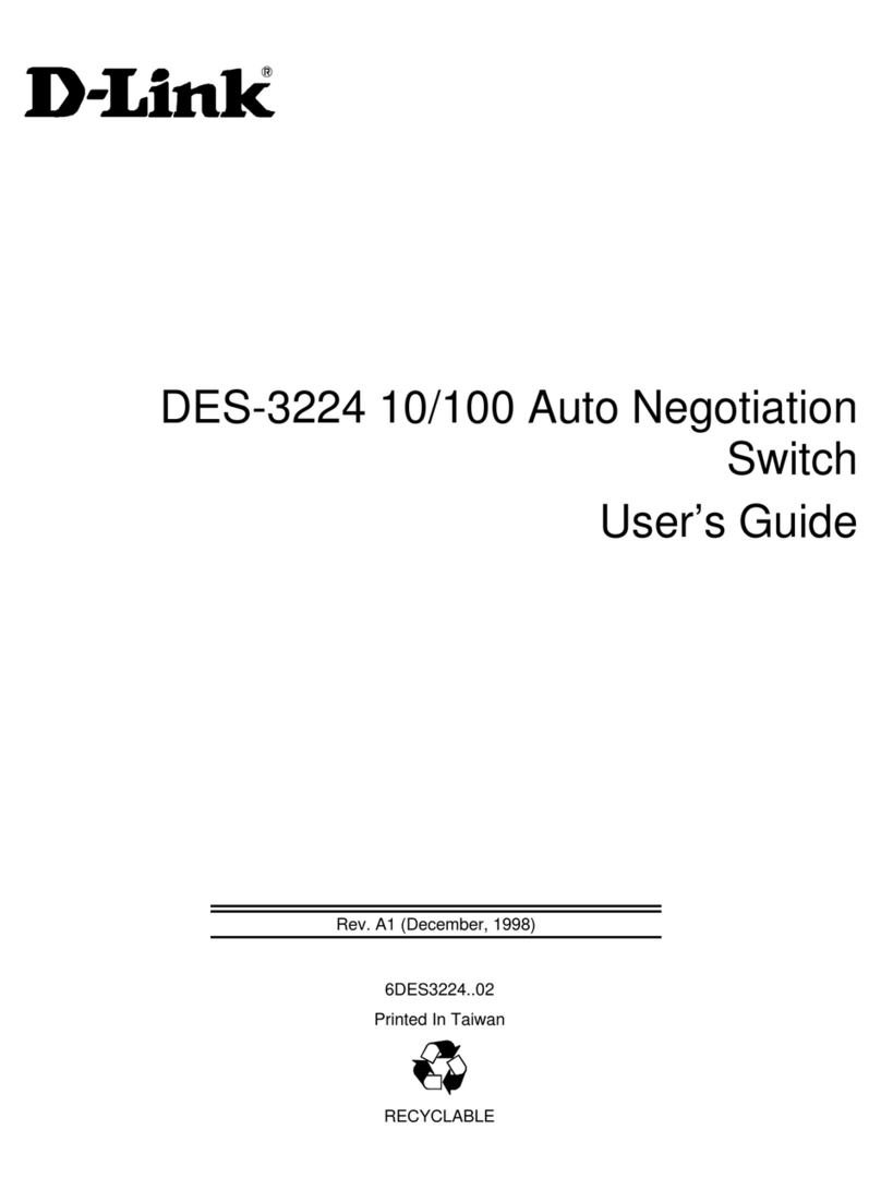 D-Link DES-3224 - Switch User manual