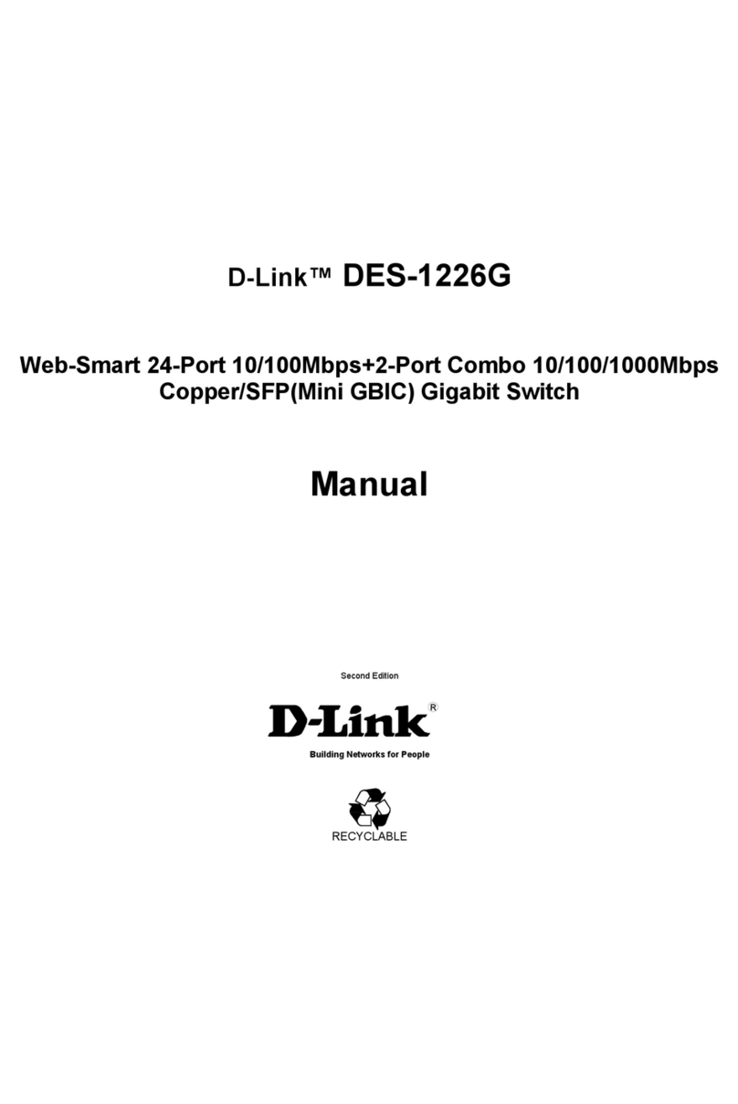 D-Link DES-1226G User manual D-Link DES-1226G User manual